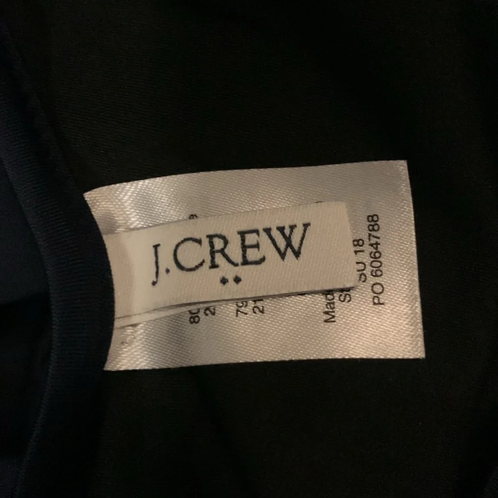 J. Crew Navy Blue One Piece Swimsuit - Picture 3 of 4